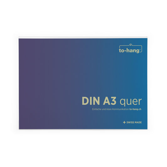 Info-Rahmen fix  DIN A3, quer