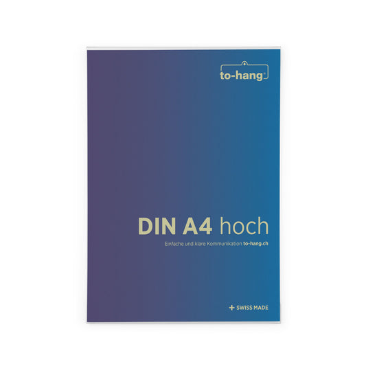 Info-Rahmen fix  DIN A4, hoch