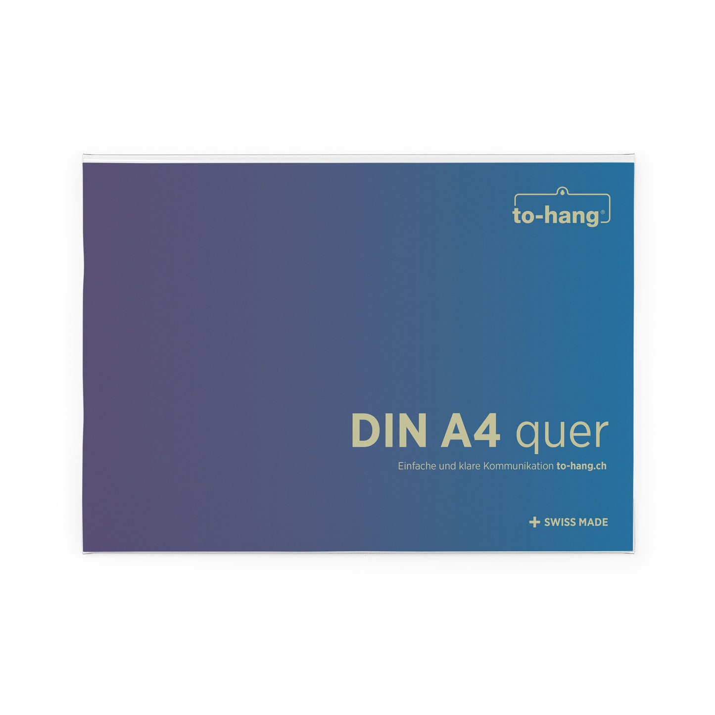 Info-Rahmen fix  DIN A4, quer