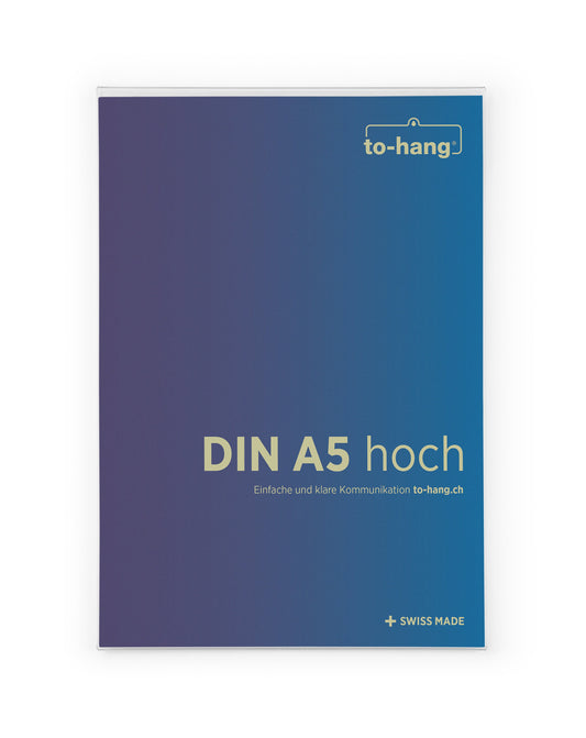 Info-Rahmen fix  DIN A5, hoch