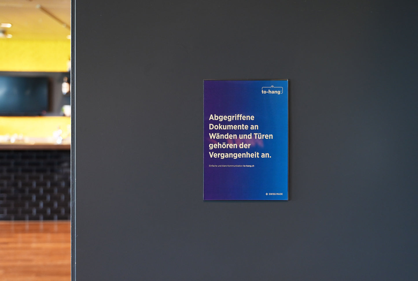 Info-Rahmen fix  DIN A4, hoch