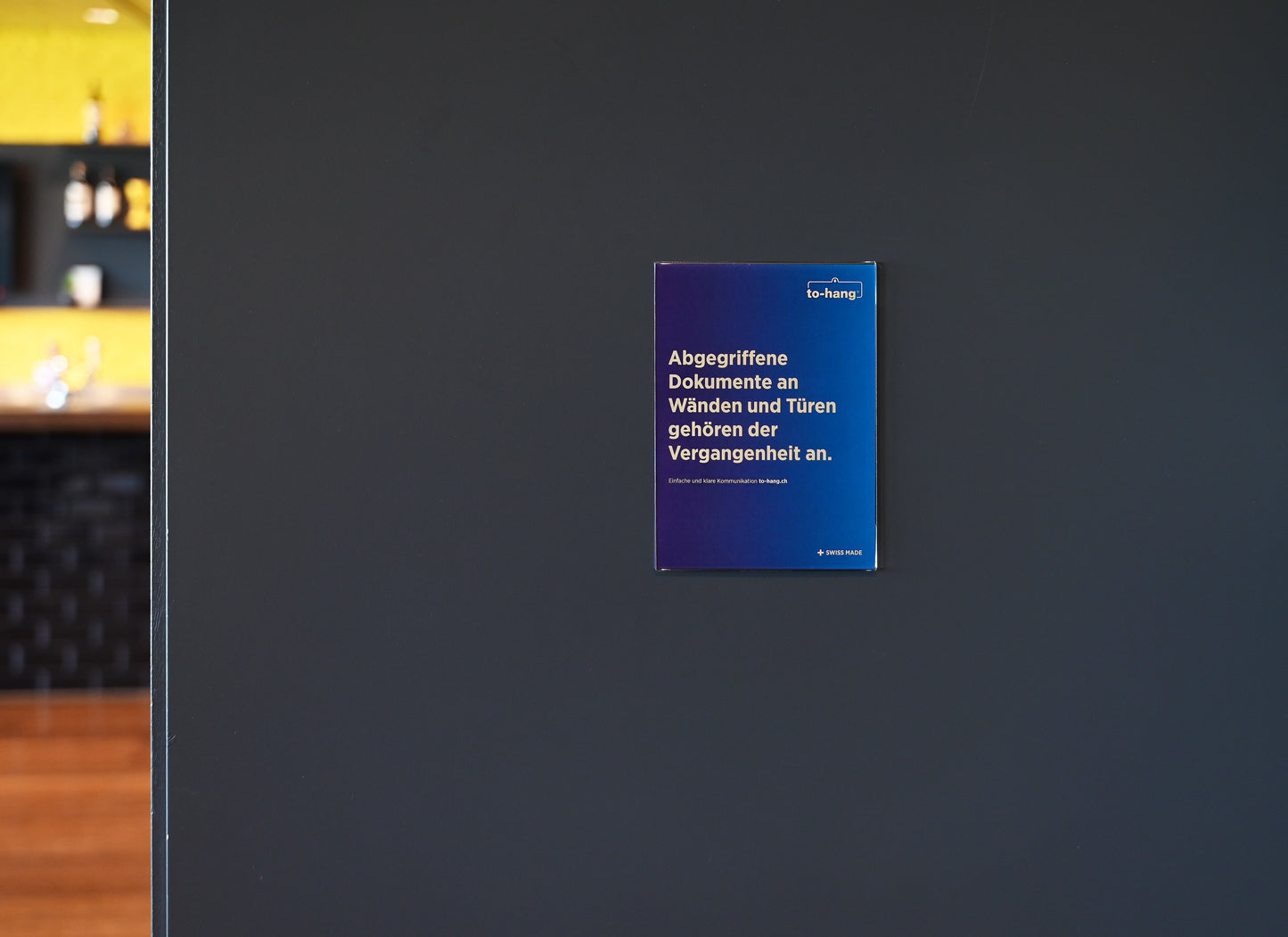 Info frame fixed DIN A5, portrait