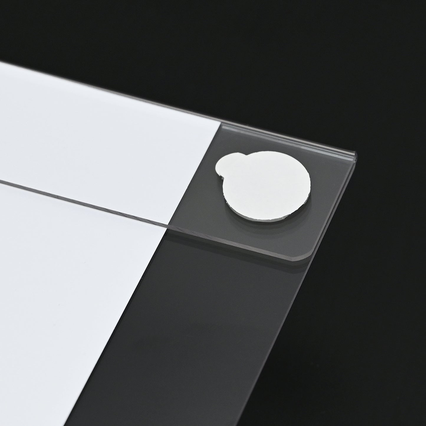 Hygiene Info-Rahmen fix  DIN A5, quer mit Schreiböffnung