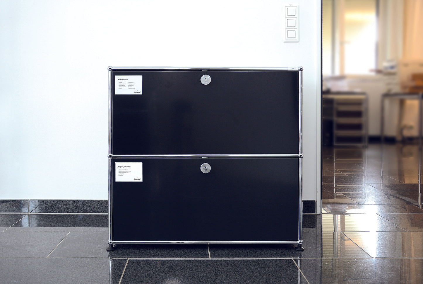 Shelf label USM, DIN A7, landscape