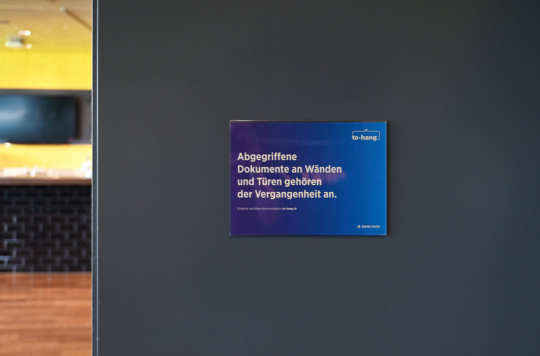 Info-Rahmen fix  DIN A4, quer