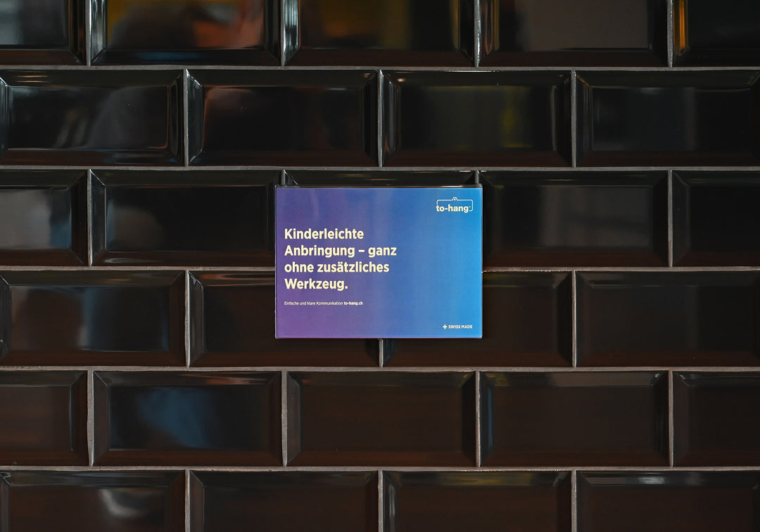 Info frame fixed DIN A5, landscape