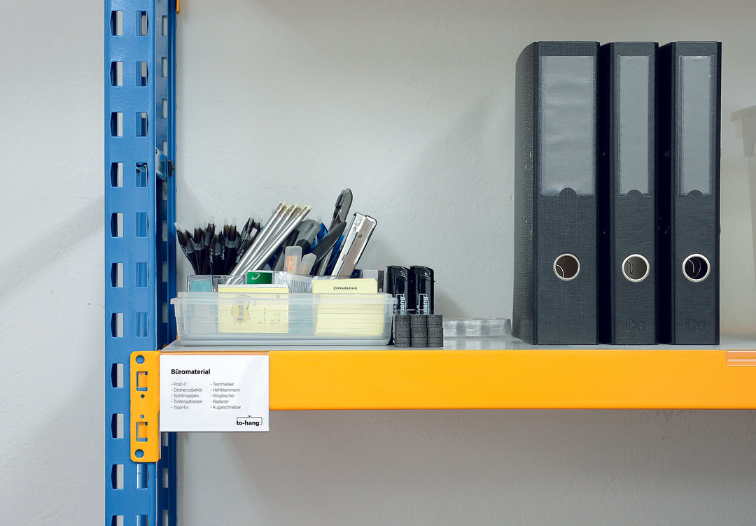 Shelf label USM, DIN A7, landscape