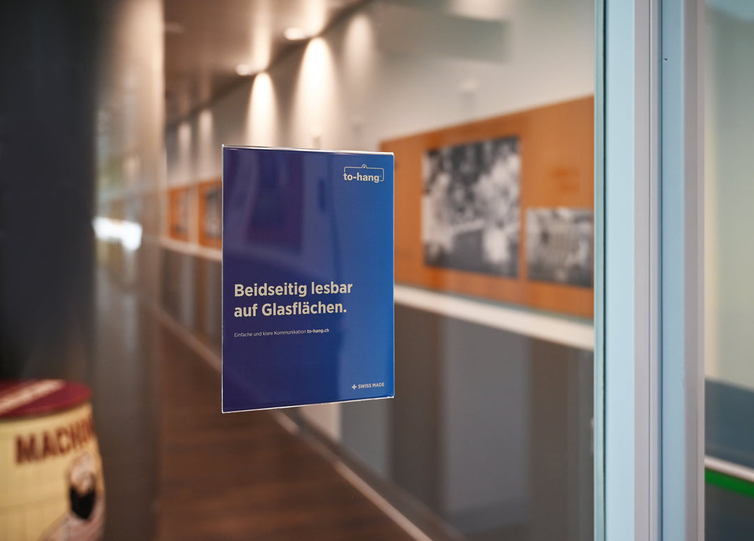 Info frame fixed DIN A5, portrait