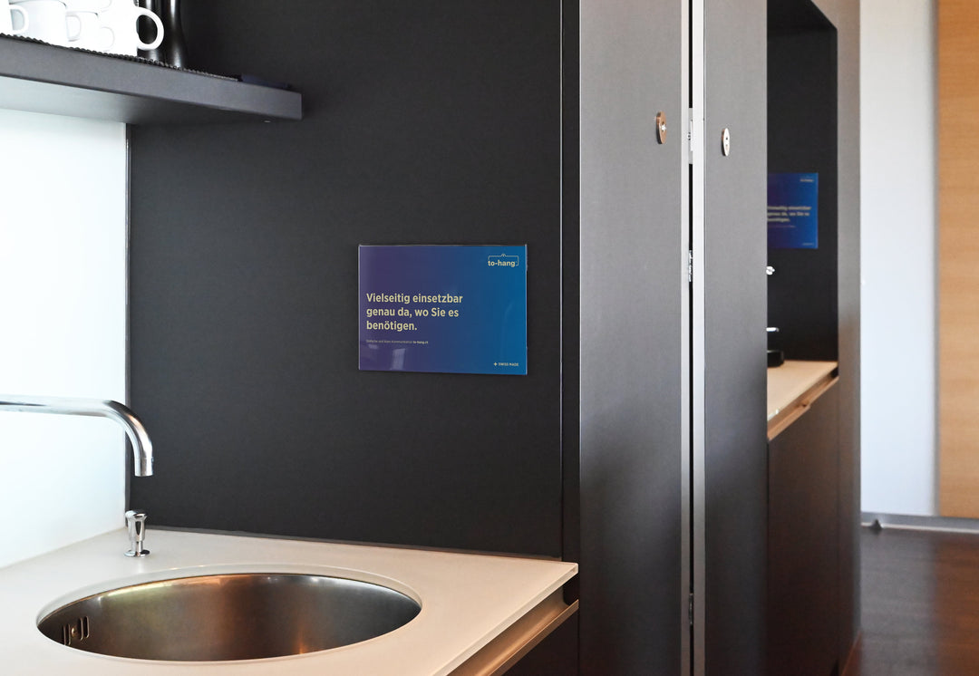 Info frame fixed DIN A5, landscape